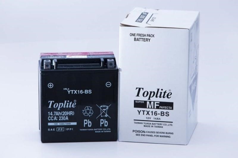 ắc quy Toplite YTX16-BS (12V-14Ah)