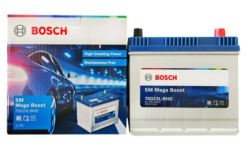 Ắc Quy Bosch 75D23L(12v-65ah)