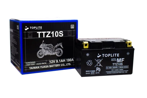 Bình Ắc Quy Moto Toplite TTZ10S 12V - 8.6Ah