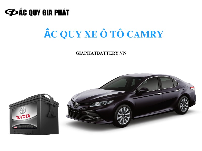 Bình ắc quy xe Toyota Camry