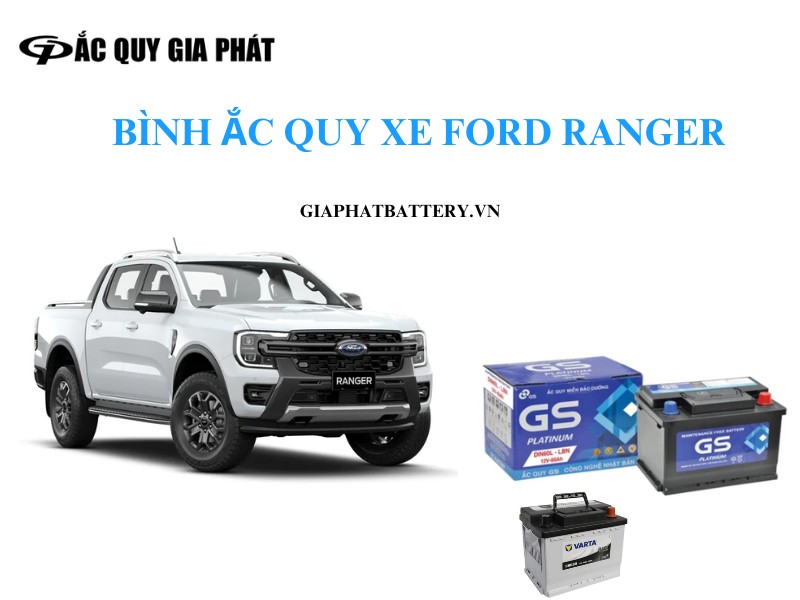 Bình ắc quy xe FORD RANGER