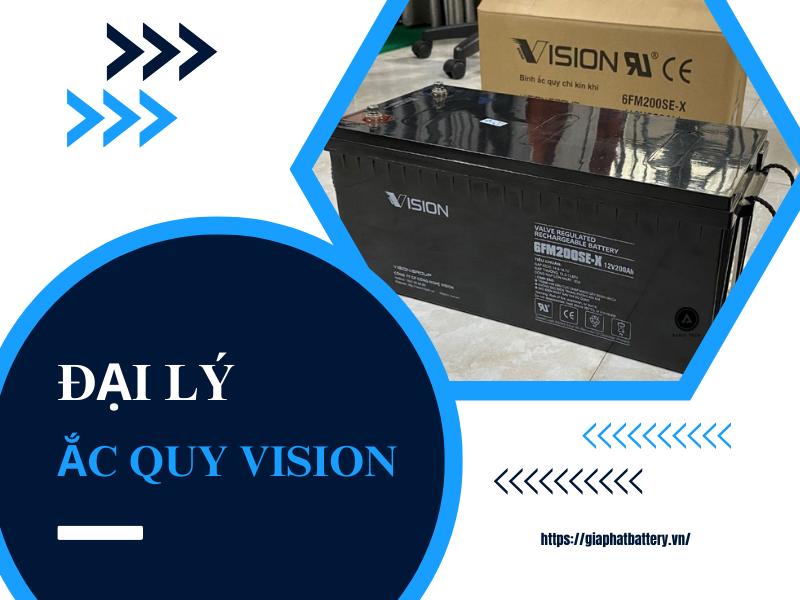 Đại lý bình ắc quy Vision chính hãng, chất lượng, giá tốt